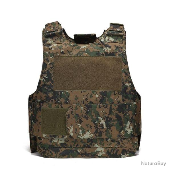 Gilet Base Camp 600D l�ger et �tanche - jungle digital