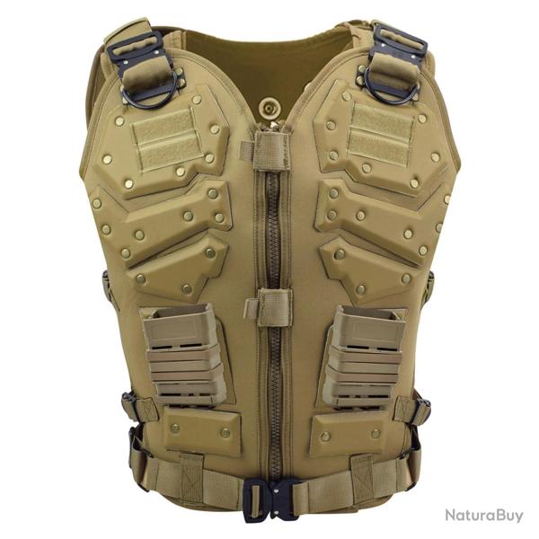Gilet de combat Molle r�glable Wargame - Tan