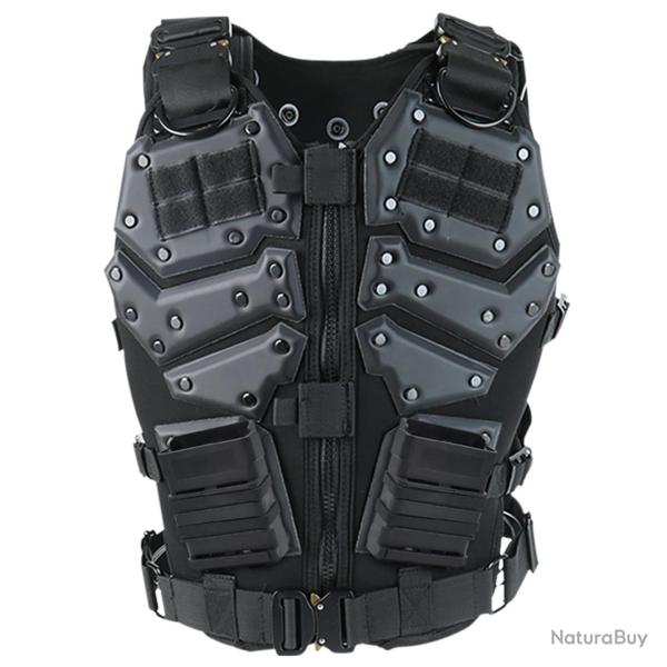 Gilet de combat Molle r�glable Wargame - Noir