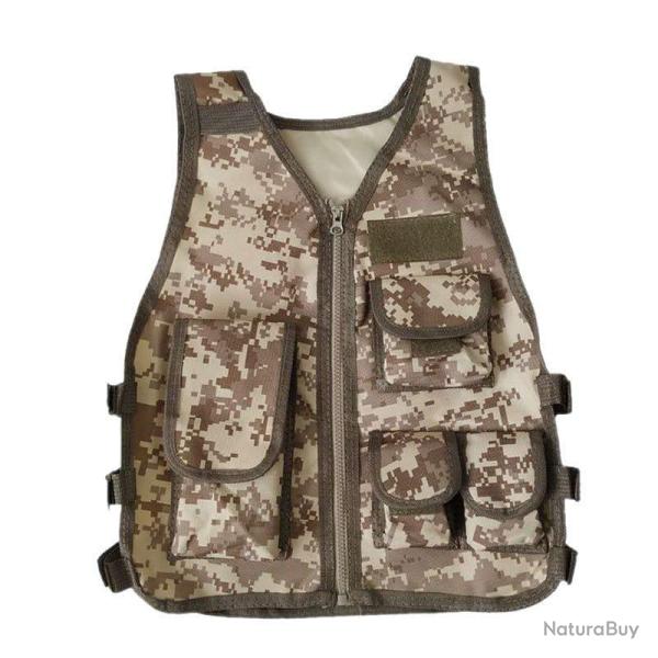 Gilet enfant WGS Digital Desert - 6-14 ans  48 cm
