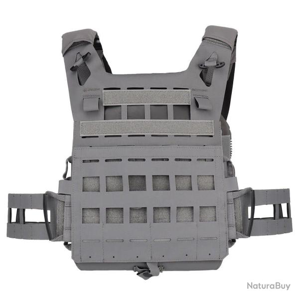 Gilet porte-plaque JPC Cordura 3D - Gris