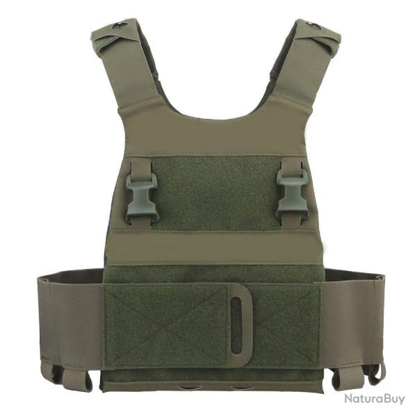 Gilet porte-plaque militaire l�ger FCS KDX - Ranger Green