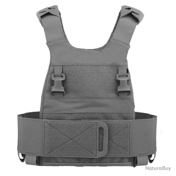 Gilet porte-plaque militaire l�ger FCS KDX - Gris