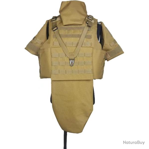 Gilet protection compl�te Pe/kevlar Ga2/3 - Khaki