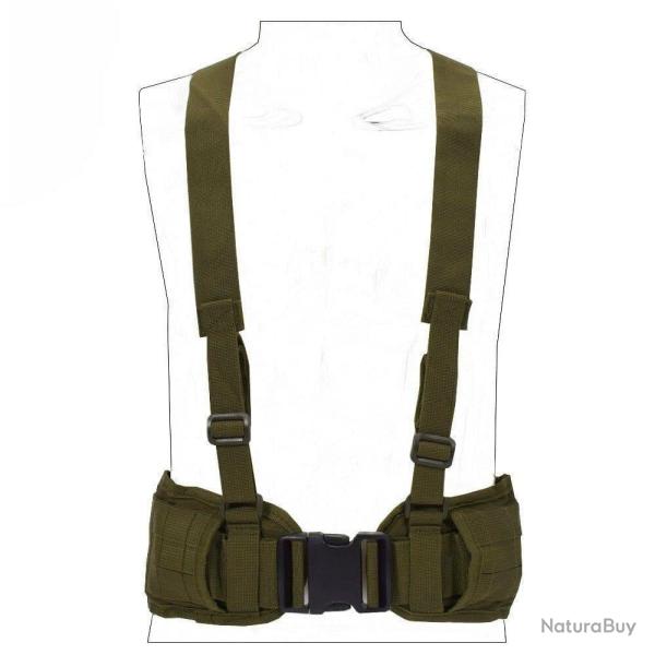 Harnais sangles crois�es Molle 1000D - Ranger Green