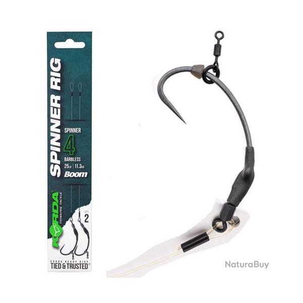 Bas de Ligne Korda Spinner Rig Spinner 25lbs Sans Ardillon n� 4
