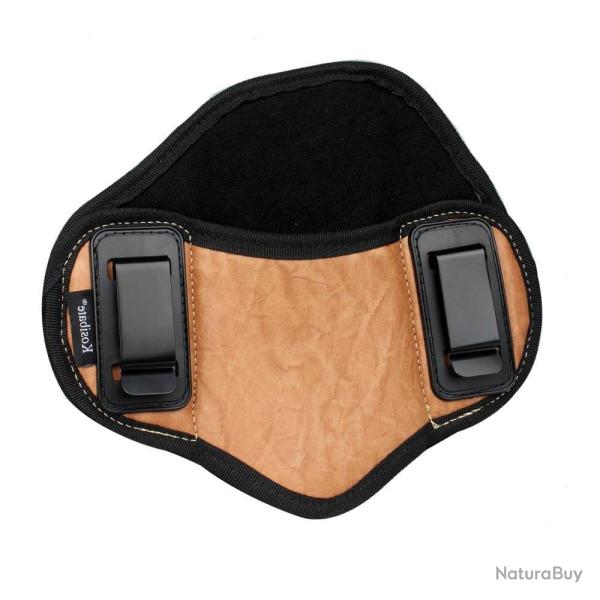 Holster cuir ceinture Glock 17,19 IWB - Marron