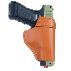 Holster cuir StealthGuard Glock 17 RH LH - Main gauche marron