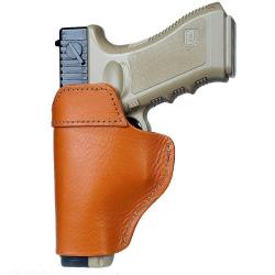 Holster cuir StealthGuard Glock 17 RH LH - Main droite marron