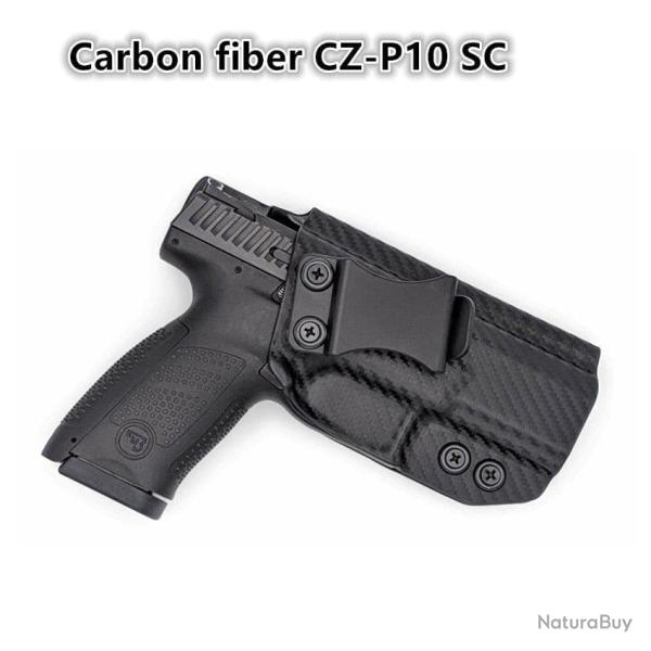 Holster Warpath Secure IWB CZ P07 P09 P10 - Fibre de carbone P10 SC