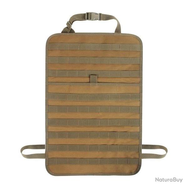 Kit organiseur Molle si�ge arri�re voiture - Mod�le 2 (Tan)