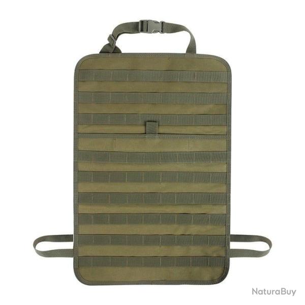 Kit organiseur Molle si�ge arri�re voiture - Mod�le 2 (Ranger green)