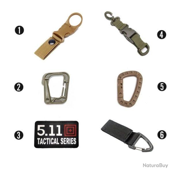 Kit organiseur Molle si�ge arri�re voiture - Ensemble-A