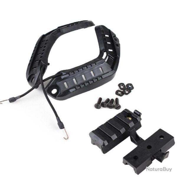 Kit rails lat�raux casque MICH Fast MH BJ PJ - Set Black