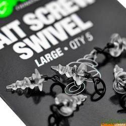 Vis &agrave; App&acirc;ts Korda Bait Screw Swivel Large (par 5)