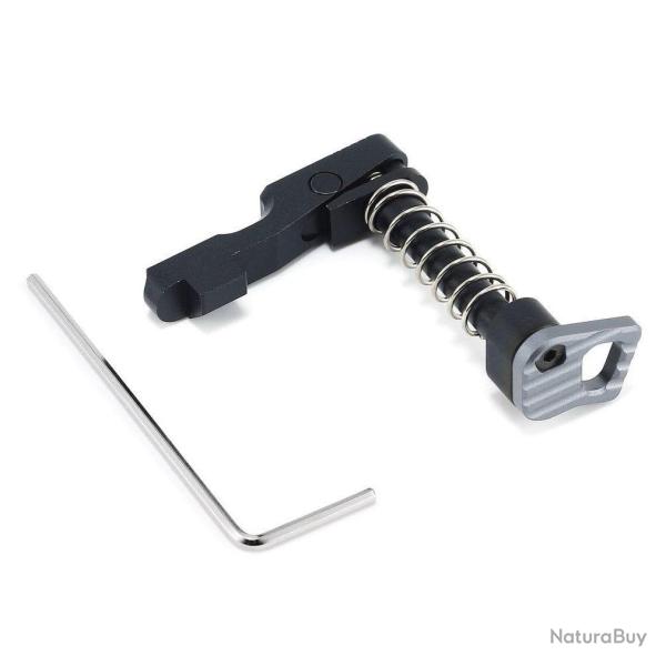 Lib�ration chargeur AR15 CNC M4/M16 - Gris