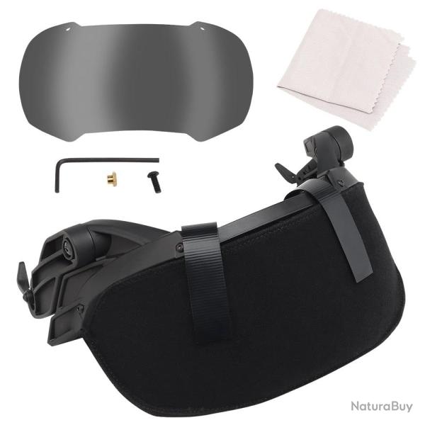 Lunettes � rabat casque Fast Panther Military - Black