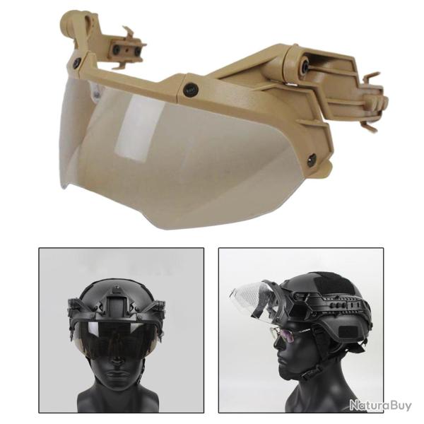 Lunettes casque Fast amovible 90 degr�s - Marron A