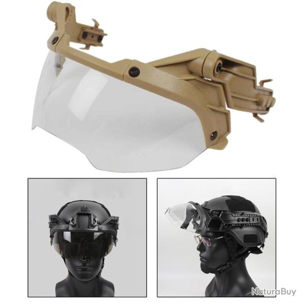 Lunettes casque Fast amovible 90 degr�s - Marron B