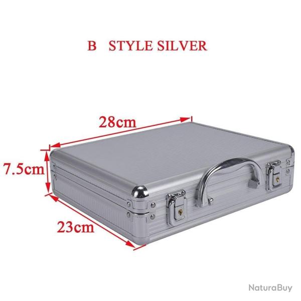 Mallette doublure rembourr�e Glock SNAirsoft - Argent