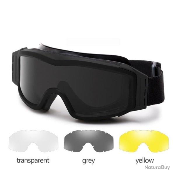 Masque balistique GOE NorthFox UV400 - Black