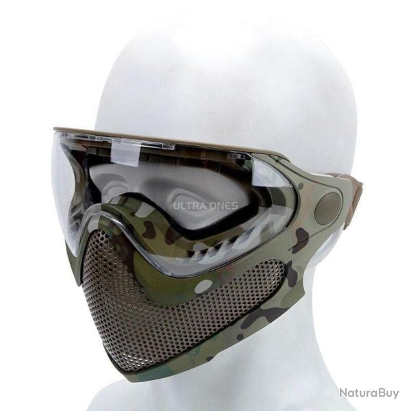 Masque int�gral 3 lentilles FAST Ultra Ones - Multicam