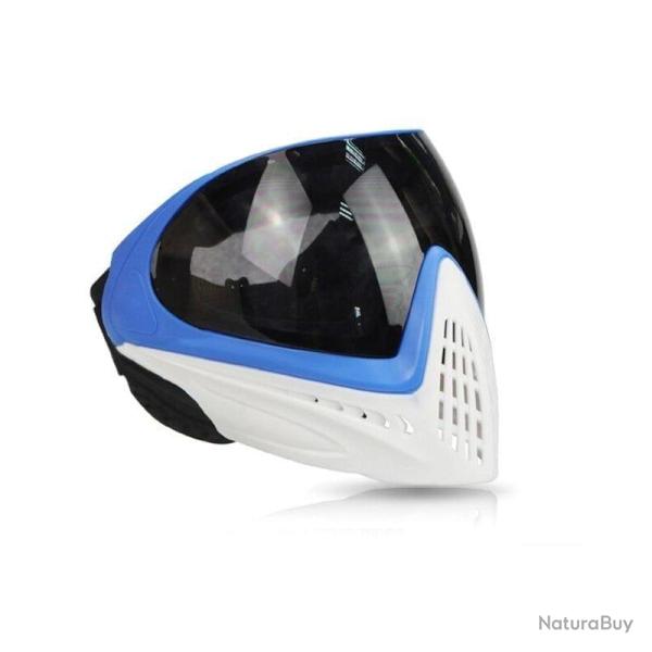 Masque int�gral anti-bu�e F005 FMA - Bleu - Blanc (lunettes noir)