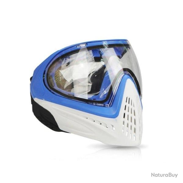 Masque int�gral anti-bu�e F005 FMA - Bleu - Blanc (lunettes transparent)