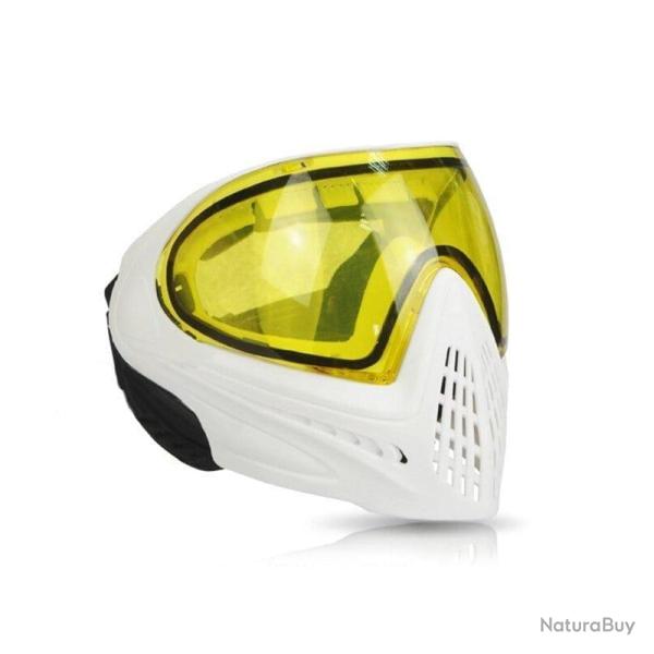 Masque int�gral anti-bu�e F005 FMA - Blanc (lunettes jaune)
