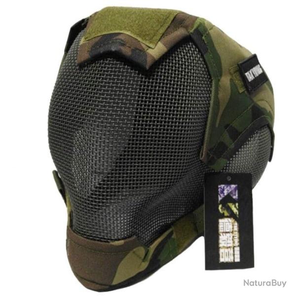 Masque int�gral grille acier V6 TAK - Multicam 1