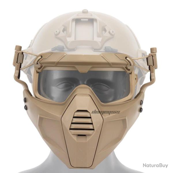 Masque int�gral protection lunette OPS - Tan