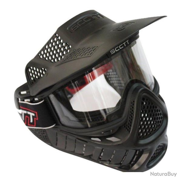 Masque int�gral Spunky OS double lentille - Noir transparent