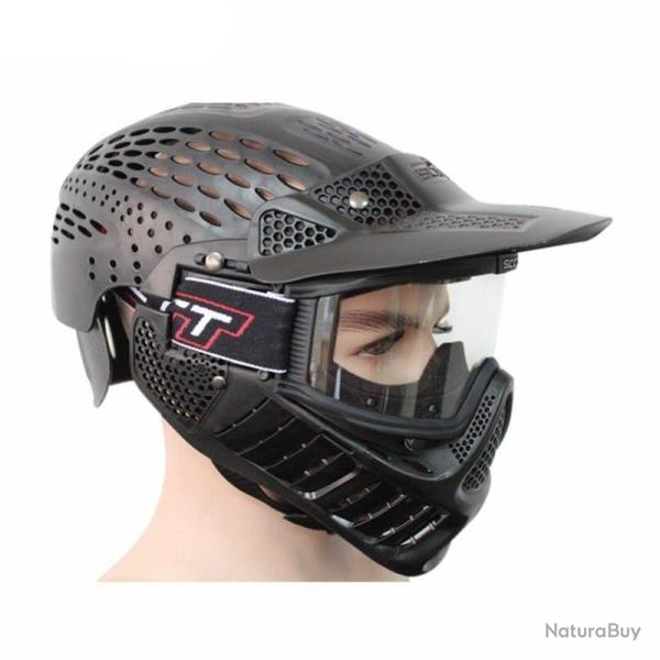 Masque int�gral Spunky OS double lentille - Noir couverture totale