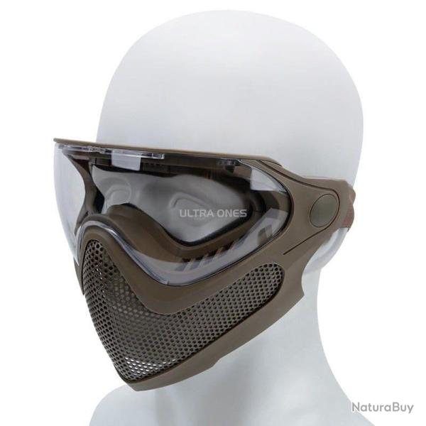 Masque protection SGS Tactical - Marron