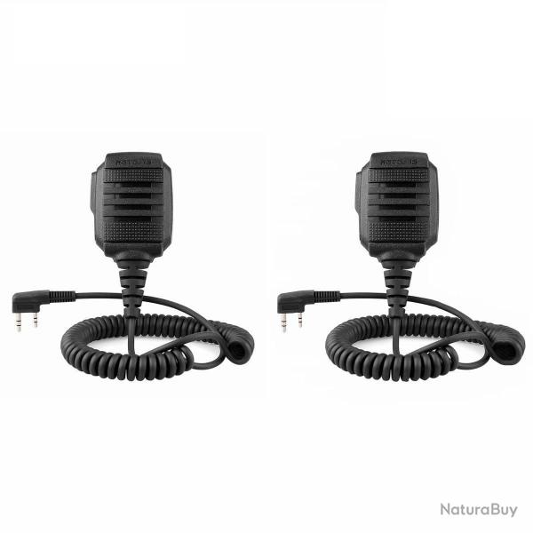 Microphone HK006 IP54 PTT UV-5R - 2 pcs