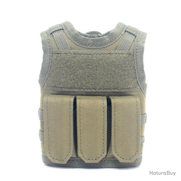 Mini gilet Molle bouteille r�glable - Ranger green