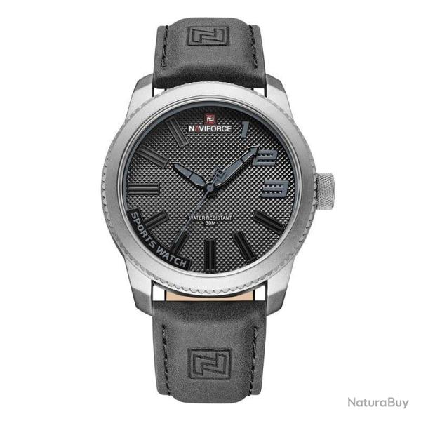 Montre bracelet NAVIFORCE argent/gris
