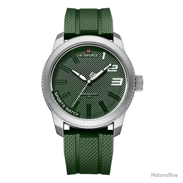 Montre NaviForce NF9222L silicone vert