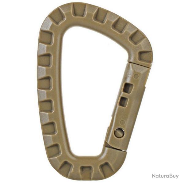 Mousqueton boucle en D porte-cl�s - Kaki