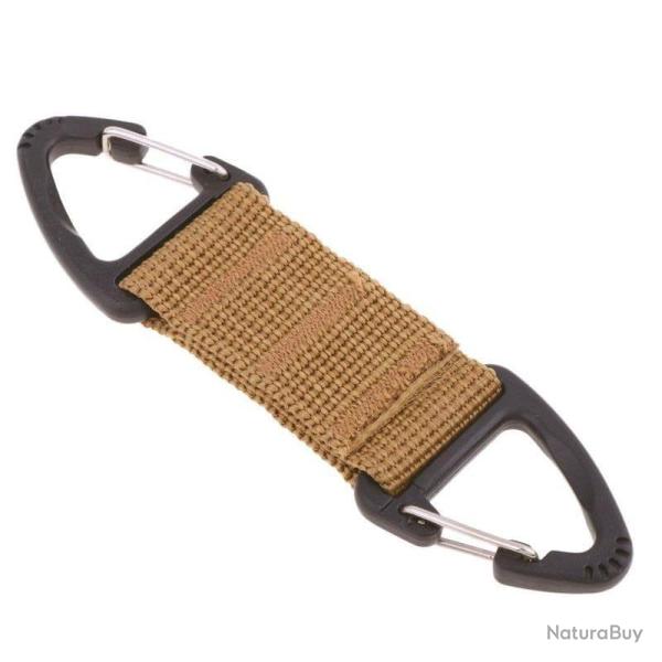 Mousqueton double sac � dos point N8Q1 - Marron