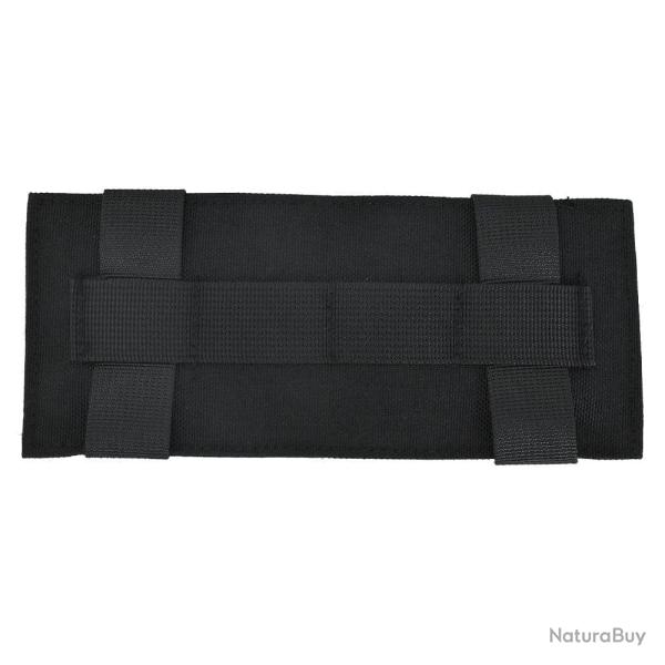 Panneau gilet tactique Patch ID modulaire Molle - 19 cm Noir