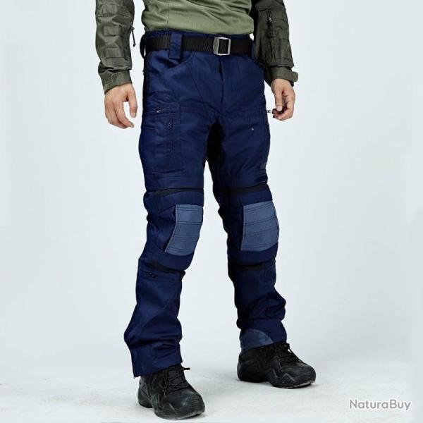 Pantalon cargo imperm�able TactiArmycal navy blue
