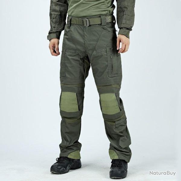 Pantalon cargo imperm�able TactiArmycal armygreen