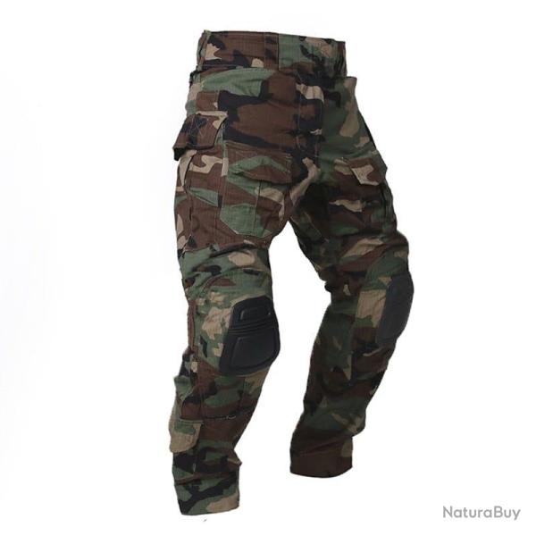 Pantalon combat genouill�res OTS - Woodland / XL (80kg-90kg)