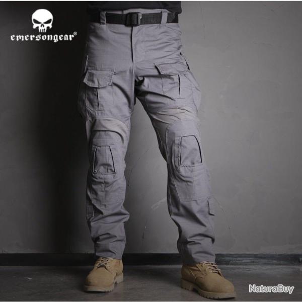 Pantalon combat tactique G3 EmersonGear Gris
