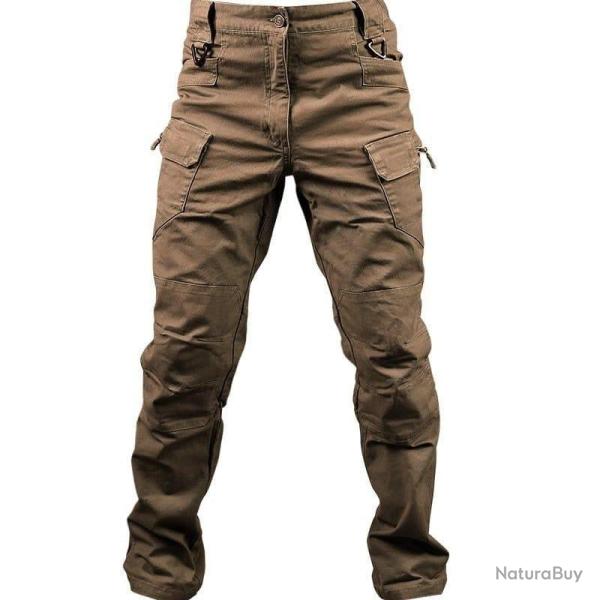 Pantalon combat tactique militaire S19 Marron