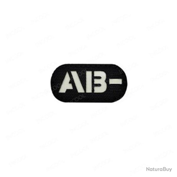 Patch A+ B+ AB O+ r�fl�chissant - Glow In Dark AB Neg
