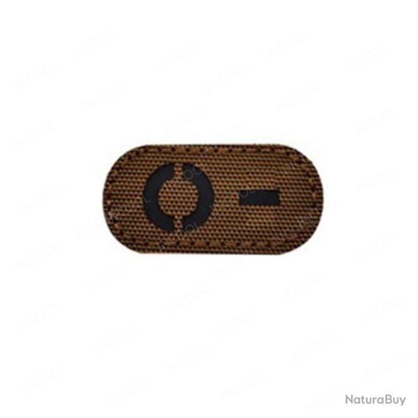 Patch A+ B+ AB O+ r�fl�chissant - Reflective Tan O Neg