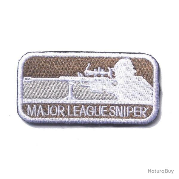 Patch brod� embl�me militaire PVC - 1 10X4CM Broderie