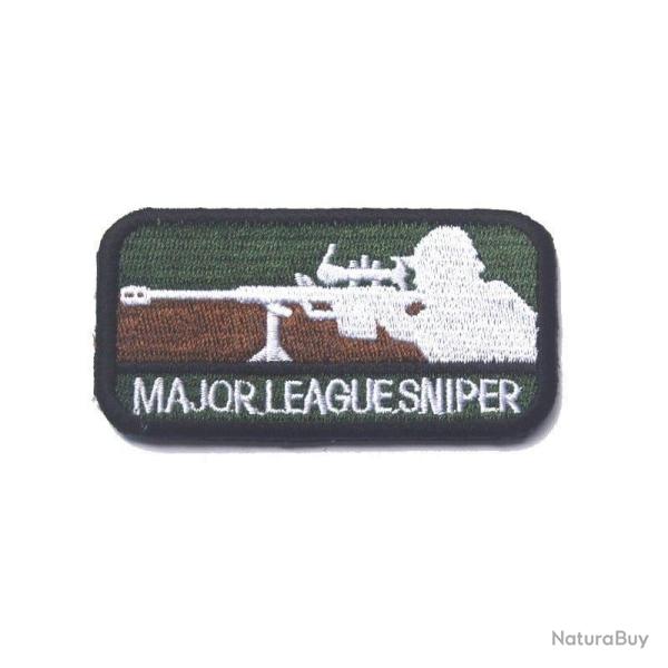 Patch brod� embl�me militaire PVC - 3 10X4CM Broderie